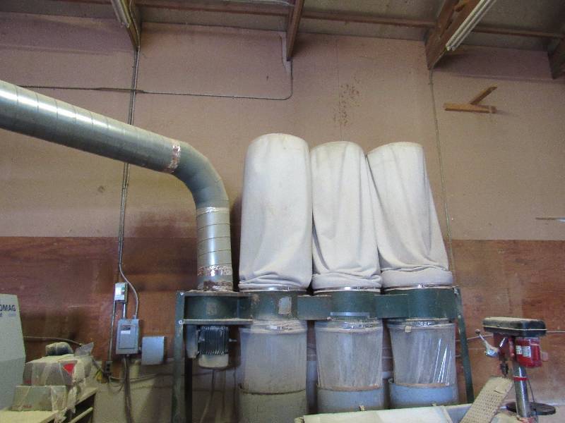 lot 5281 image: Dustek (3) Drum Dust Collector
