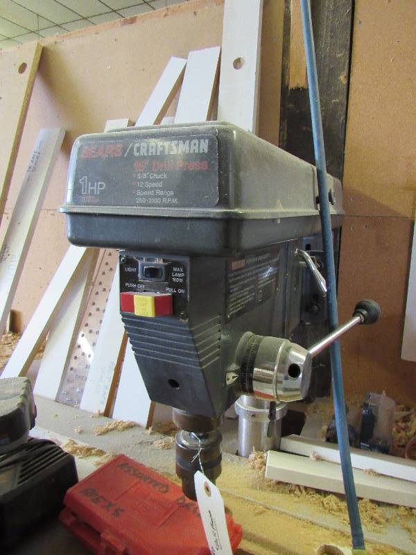 lot 5324 image: Craftsman 15 Drill Press