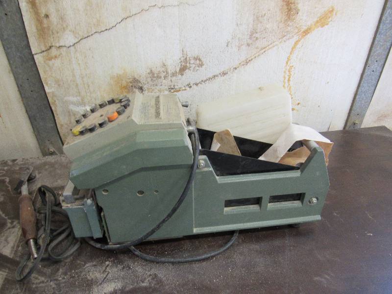 lot 5335 image: Marsh Gummed Tape Dispencer And Sealector Tacking Iron