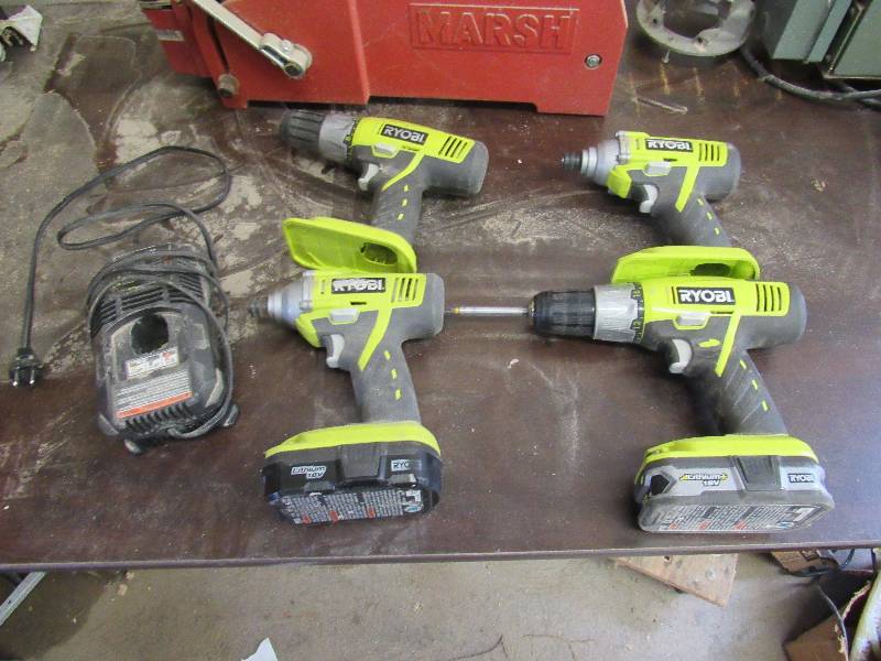 lot 5337 image: Lot Of Ryobi Cordless Tools