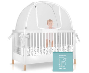 lot 374 image: Pop Up Crib Tent Retail $39.99 RCY-1