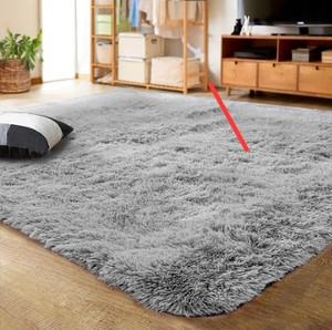 lot 387 image: 8 x 10 Ultra Soft Indoor Modern Area Rug Retail $109.99 RCY-1