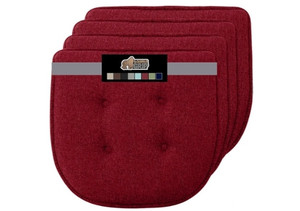 lot 393 image: Memory Foam Chair Cushions, Set of 4 Retail $44.90 RCY-1