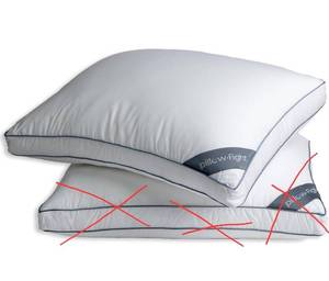 lot 424 image: Down Alternative Pillow Retail $64.50 RCY-1