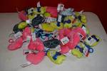 32 Plush Backpack Clips