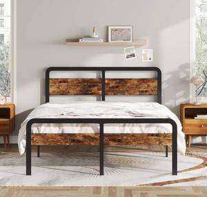 lot 437 image: Full Bed Frame Retail $79.99 AZB22724