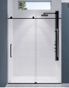 lot 441 image: Frameless Sliding Shower Door Retail $849.00 AZB22724