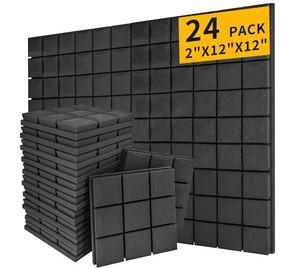 lot 464 image: Sound Proof Foam Panels 24 pack Retail $39.99 RCY-1