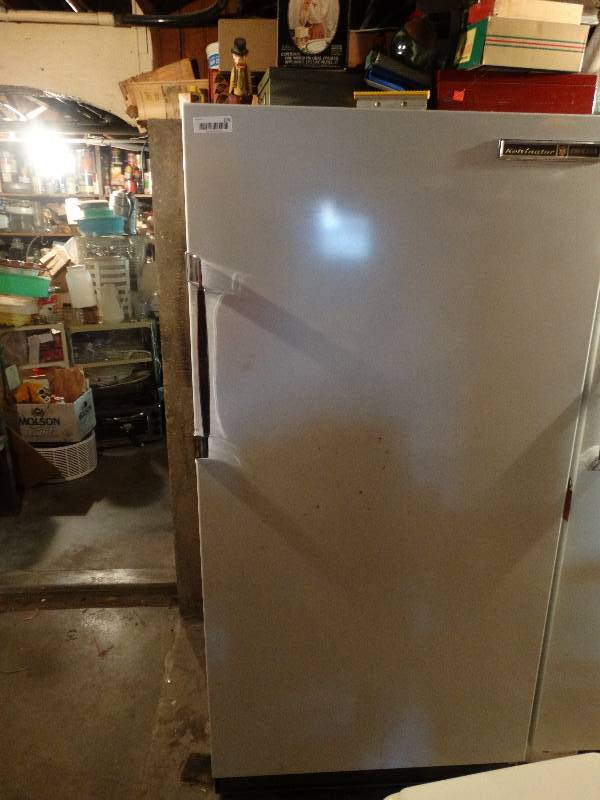 lot 274 image: Upright Kelvinator freezer works great.