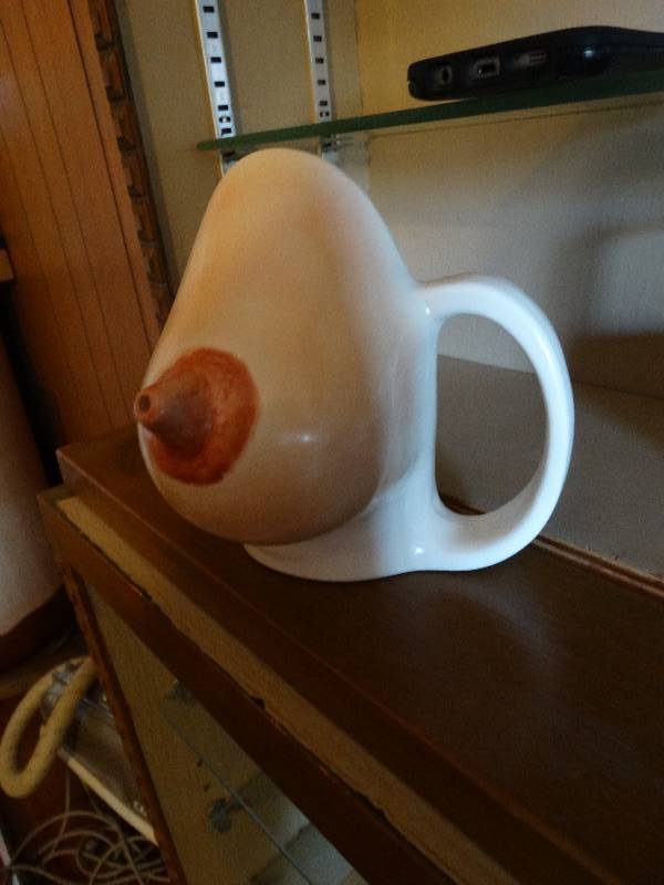 lot 336 image: A boob cup.