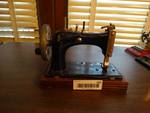 Mini vintage sewing machine.