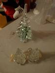 3 Glass Christmas Trees