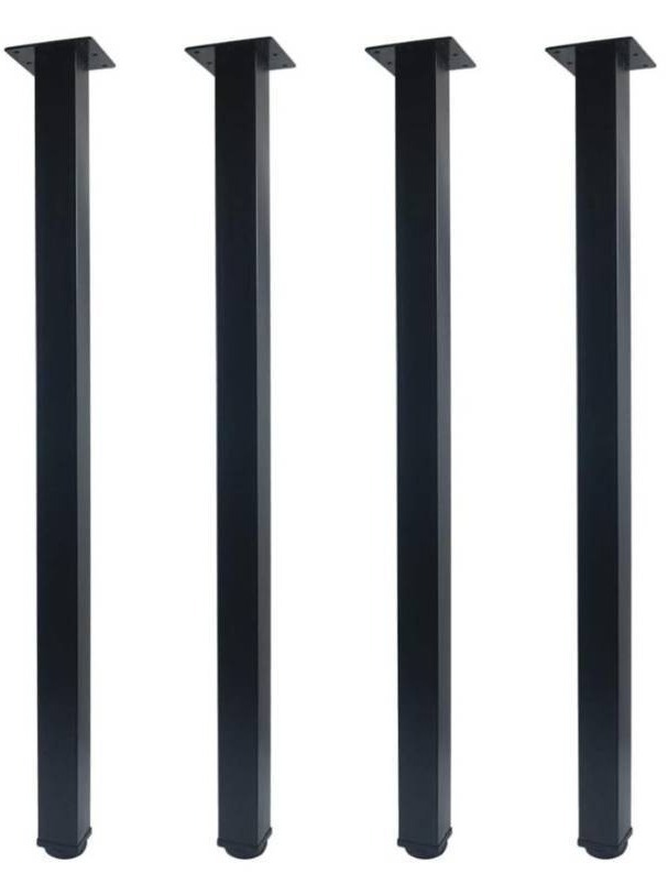 lot 1007 image: Adjustable Metal Desk Legs Retail $59.99 RCY-1