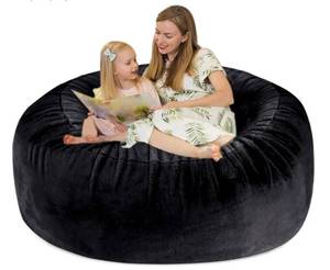 lot 566 image: Bean Bag Chair Cover (No Filler,Cover only), Retail $59.99