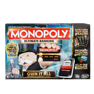 lot 586 image: Monopoly Game Ultimate Banking Edition Retail $27.26