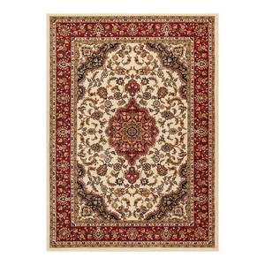 lot 590 image: Medallion Kashan Area Rug - Ivory Retail $29.99 RCY-1