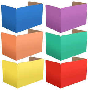 lot 616 image: School Privacy Boards 12 pack Retail $32.99 RCY-1