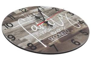 lot 637 image: Round Wall Clock Retail $15.99