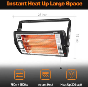lot 656 image: Electric Garage Heater Retail $64.95 RCY-1