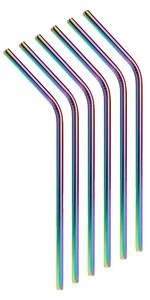 lot 663 image: Stainless Steel Straws Irridescence Colors Lot of 40 Retail $39.50 RCY-1