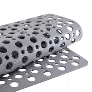 lot 40031 image: Tiamo TPE Non Slip Shower Mat 35.4in23.6in, Bath Matts for Shower for Inside Shower,Large Bathtub Mat with Suction Cups and Big Drain Holes