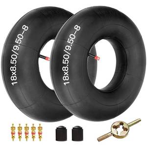 lot 40042 image: FVRITO 18x8.50-8 18x9.50-8 Inner Tube for ATV Quad 4 Wheeler Go Kart Lawn Tractor Snow Blower Golf Cart Garden Trailer Heavy Duty Lawn Mower Turf (One Tube)