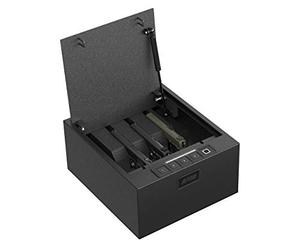 lot 40054 image: RPNB Gun Safe,4-Pistol Multifunction Gun Safe,California DOJ Certified,Quick-Access Firearm Safety Device with Digital Key Pad & Biometric Fingerprint