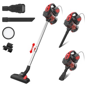 lot 40097 image: INSE Corded Vacuum Cleaner, INSE Vacuum Cleaner with 600W Powerful Motor, Lightweight 18Kpa Corded Stick Vacuum Cleaner for Home