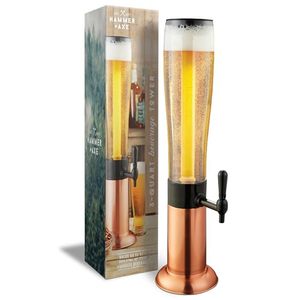 lot 40127 image: Hammer  Axe Drink Dispenser 2021 Edition, Pour Tap, Freeze Tube, 2.75 Qt.2.6 L, Alcohol Beer & Liquor Beverage Dispenser, Tailgate Party Serving Set, Kitchen & Home Bar Accessories, Mixed Drinks