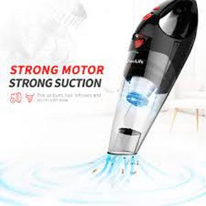 lot 40096 image: VacLife Handheld Vacuum, Car Vacuum Cleaner Cordless, Mini Portable Rechargeable Vacuum Cleaner with 2 Filters, Red (VL188-N)