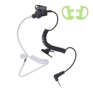 lot 5695 image: WODASEN 1 Pin 3.5mm Listen Only Earpiece Short Wire Acoustic Tube Walkie Talkie Ear Piece Single Ear Listen Receiver Two Way Radio Surveillance Headset for Speaker Mic Audio Jack Law Enforcement Kit