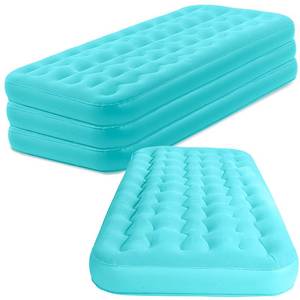 lot 5805 image: Windyun Kids Inflatable Airbed Travel Bed Sleeping Pad Blow up Camping Beds Leak Proof Inflatable Mattress with Velvety Thickened Surface for Girls Boys Camping Toddler Play Tent Indoor (3 Pcs)
