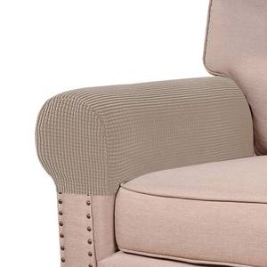 lot 5873 image: Turquoize Stretch Armrest Covers for Chairs and Sofas Couch Arm Covers for Sofa Spandex Jacquard Armrest Covers Anti-Slip Furniture Protector Washable Armchair Slipcovers for Recliner Set of 2, Sand