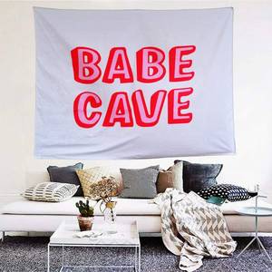 lot 5883 image: Nother VisDy Babe Cute Cave Tapestry Wall Hanging Boutique Tapestry Funny Tapestry For Living Room Bedroom Dorm Decor (59.1 x 51.2 inches)