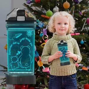 lot 5898 image: Anywin Kids LED Light Up Water Bottle, Lovely Bear 3D Glowing Drinking Bottle with Tritan BPA-Free and 7 Colors Changing, Birthday Christmas Gifts for Boys Girls Adult, Back to School Gifts for Kids