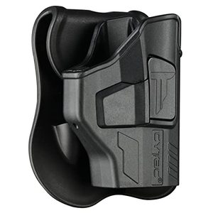 lot 5907 image: Taurus GX4 Holster, OWB Holster for Taurus GX4 9mm Luger Micro-Compact - Adjustable Tension & Cant  Index Finger Released  Autolock  Outside Waistband Carry  Matte Finish - Right Handed
