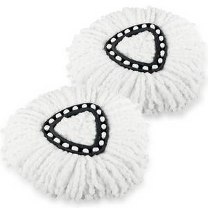 lot 5909 image: 2 Pack Spin Mop Refill Replacement Head Compatible with Ocedar EasyWring Spinning Mop - Microfiber Mop Replace Heads