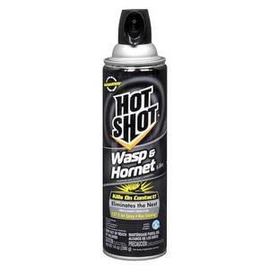 lot 5934 image: 2pk Hot Shot Wasp & Hornet Killer3 Aerosol Kills on Contact 14 Ounces