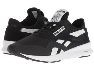 lot 5940 image: Womens Reebok Classic Nylon Sp Sneaker, Size 7.5 M - Black