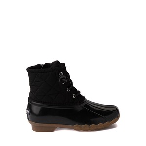 lot 5942 image: Sperry Top-Sider Saltwater Quilted Nylon Duck Boot - Toddler  Little Kid - Black 8M