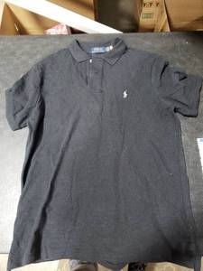 lot 5946 image: Polo Ralph Lauren Grey Polo Medium