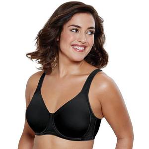 lot 5948 image: Playtex Bra 18 Hour No Poke, No Dig Underwire Bra 4698 - Womens, Size 36 B, Black