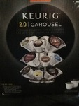 Coffee pod carousel for storing your pod coffee