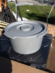 Six new 2 gallon buckets with handle any. As pictured