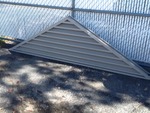 New aluminum house or building eve vent with mesh backing 10 foot long with a 3 foot high in the middle great large  vent