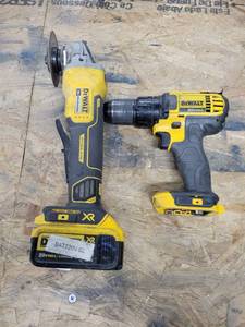 lot 43084 image: Dewalt Grinder And Drill
