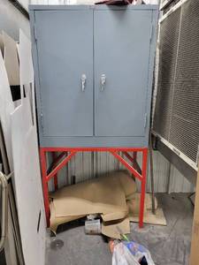 lot 43051 image: 2 Door&nbspGlobal Industries Cabinet W Stand