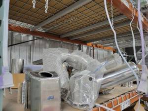 lot 43055 image: Contents Of Shelf W Assorted Aluminum Pieces