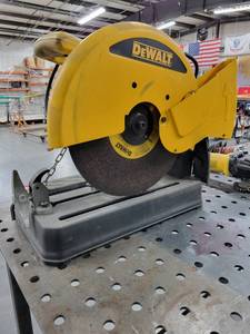 lot 43066 image: Dewalt Chop Saw Model D28710