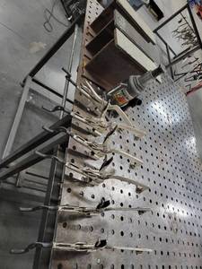 lot 43076 image: Lot Of Assorted Welding Clamps, Bottle Jack and More